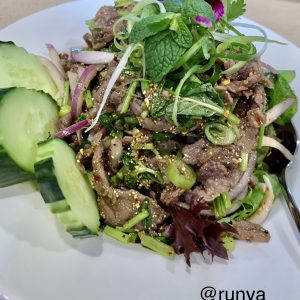 Nam thok Dishes or Thai Yum <strong>(no rice powder)(GL)</strong>