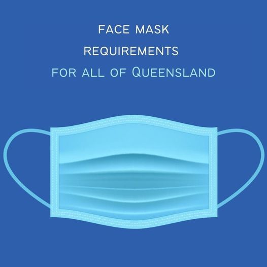 Mask requirements across Queensland are coming into effect from 5pm today (Mond…