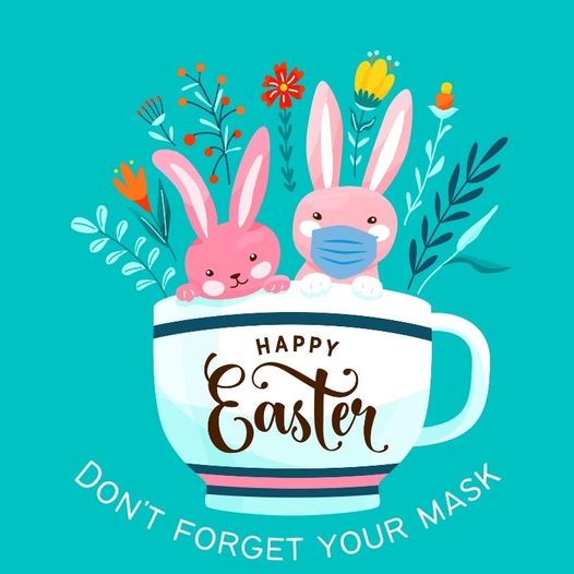 If you’re heading out this Easter, don’t forget to take a face mask with you!

W…