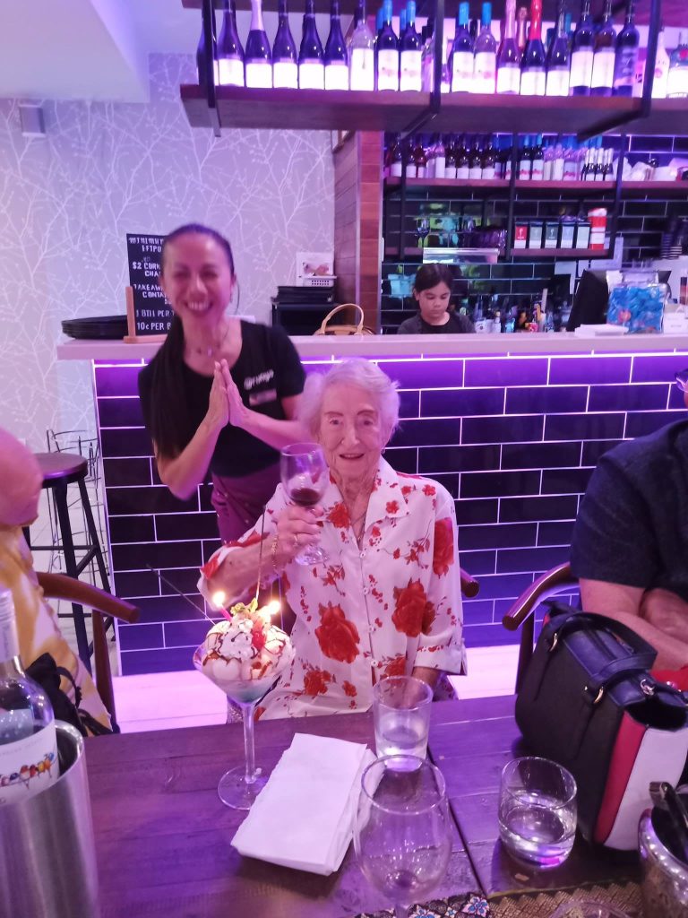Busy Tuesday night. 26/02/19.
 Thank you for celebrating your 90th Birthday with…
