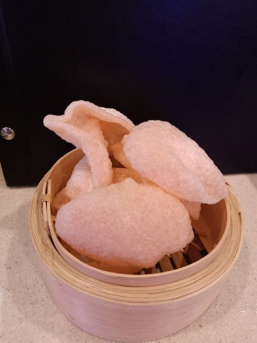 Do to popular request.
 Prawn crackers is now available.