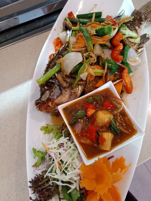 Whole fish special!!
 $19.90
 Sauce: ginger/ garlic/ lemongrass/ pepper or Thai …