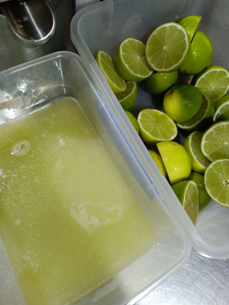 Fresh squeezed lime juice~~~