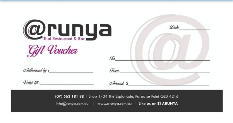 Gift Vouchers are available.
 Payment can be made over the phone.
