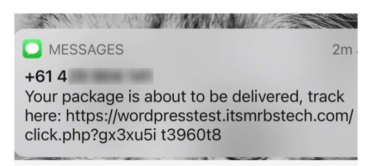 Be safe with your phone

WARNING – DELIVERY NOTIFICATION SCAM A current scam is …