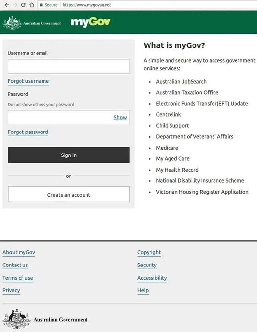 Community awareness 

SCAM
 Scammers have set up a clone of the myGov website to…
