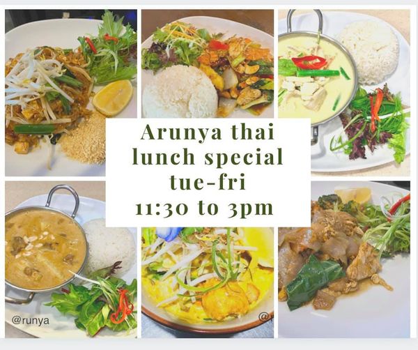 Happy Tuesday 16th
 Arunya.com.au
 Online Takeaway 
 Gluten free option*