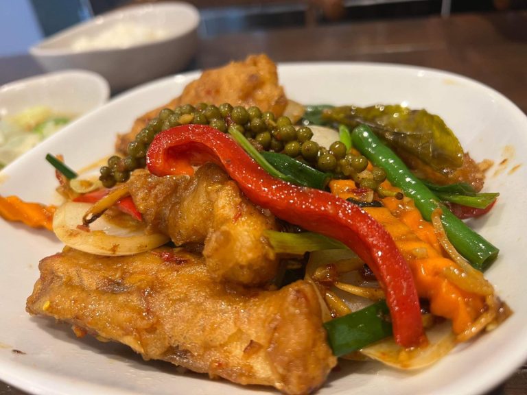 Available now!
 Fish fillet Barramundi in Thai herb.